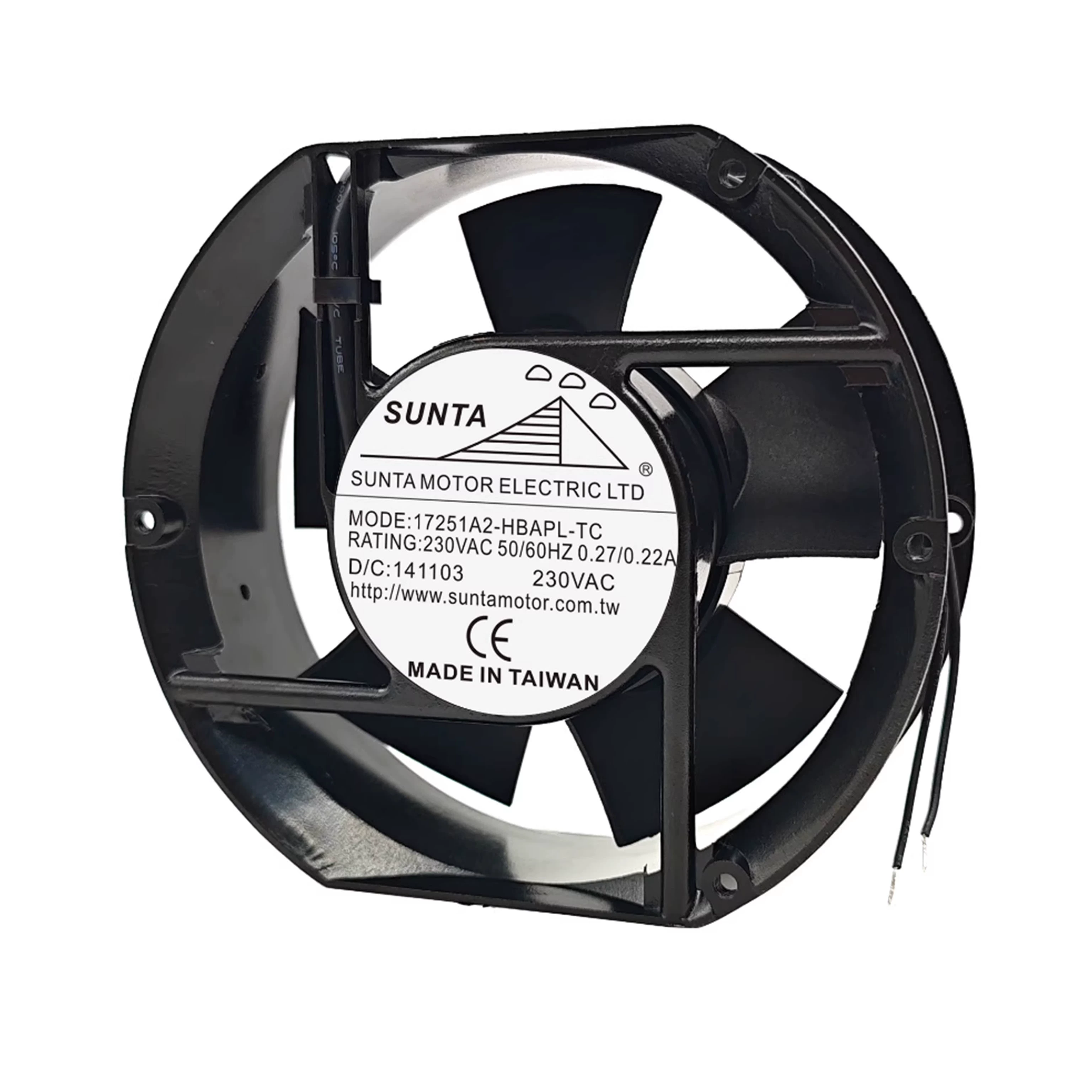17251A2-HBAPL-TC SUNTA 230V Chassis cooling fan 17251A2-HBAPL-TC SUNTA 230V Chassis cooling fan