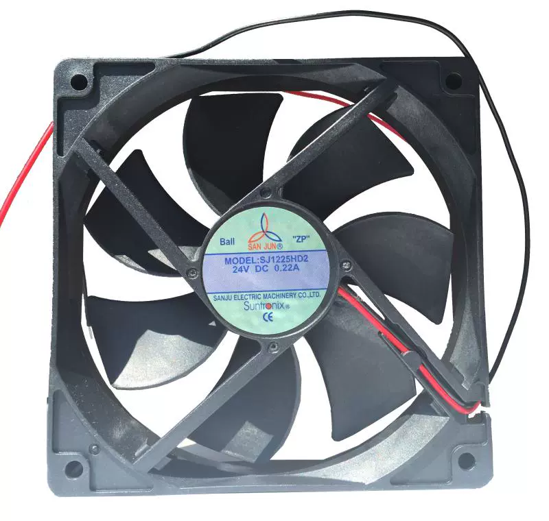 SJ1225HD2 SANJU 24V Double Ball Bearings Heat Dissipation Fan