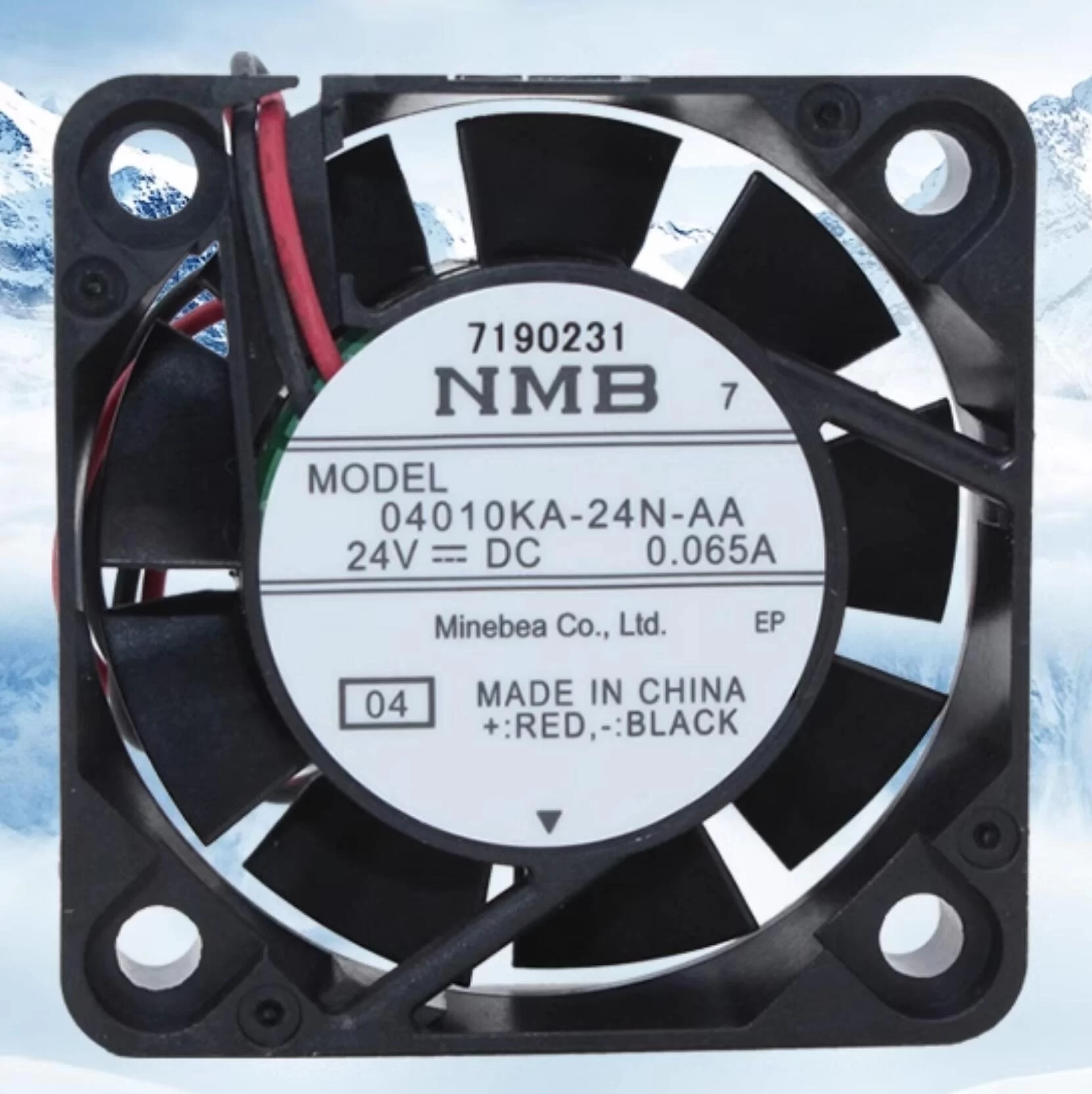 04010KA-24N-AA NMB 24V 4cm DC Brushless Axial Fan
