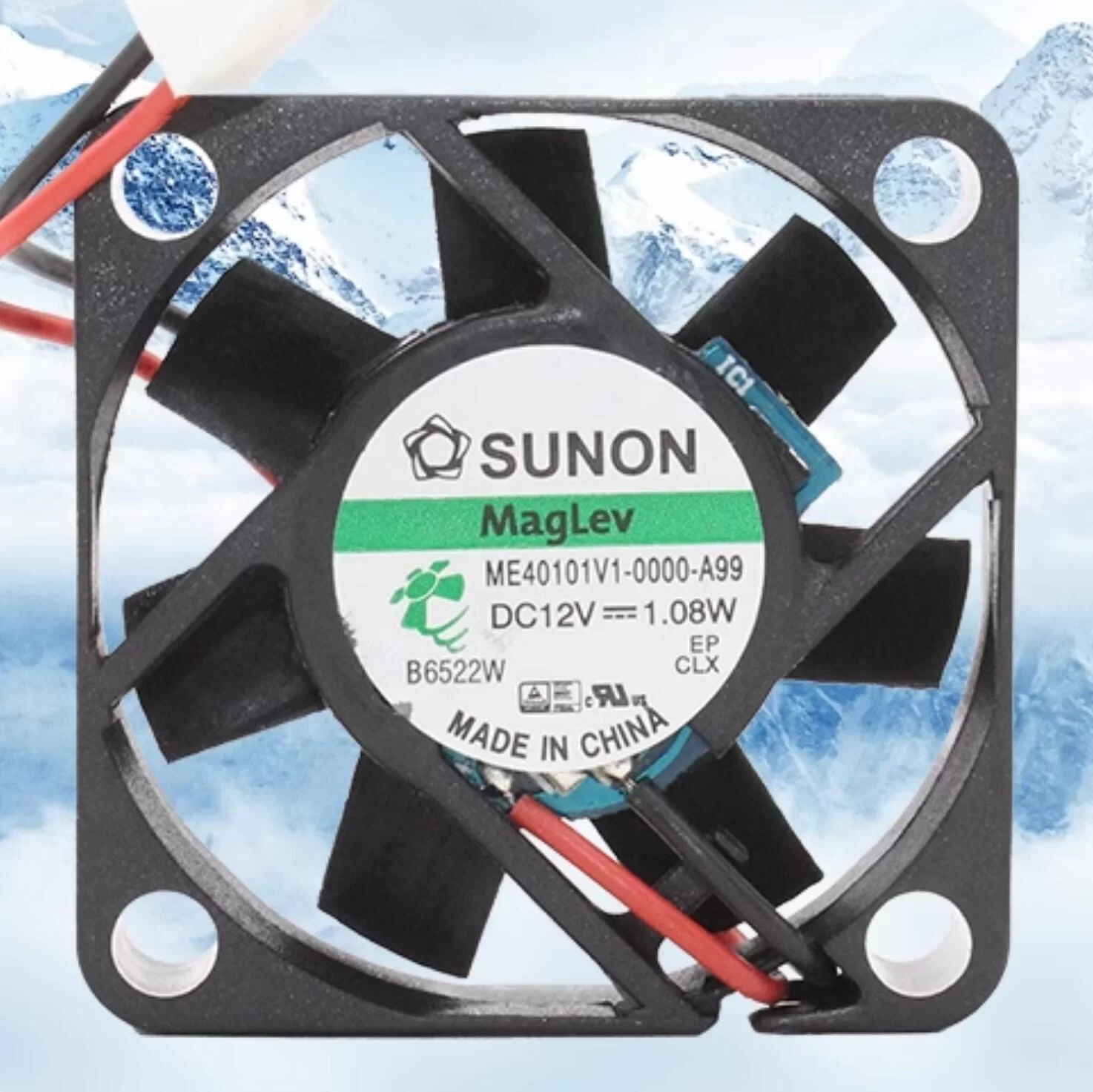 ME40101V1-0000-A99 SUNON 12V 1.08W DC Brushless Axial Fan