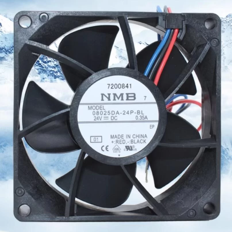 08025DA-24P-BL NMB 24V 0.35A cooling fan