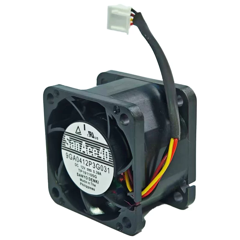 9GA0412P3G031 Sanyo 12V 0.39A DC axial fan 9GA0412P3G031 Sanyo 12V 0.39A DC axial fan