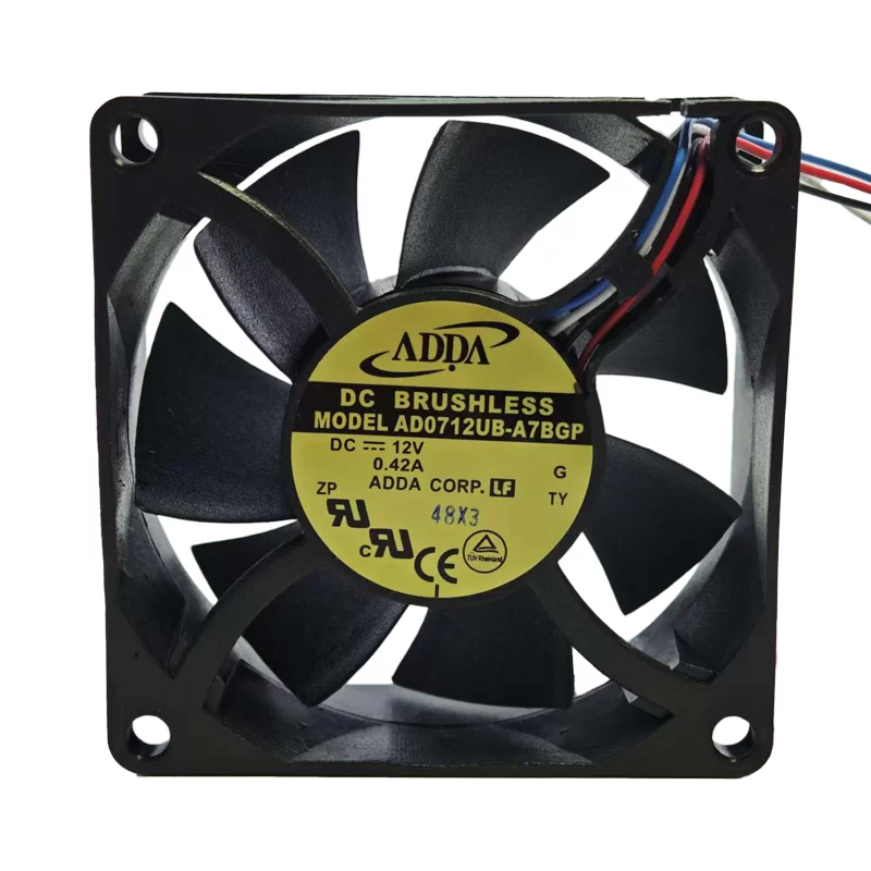 AD0712UB-A7BGP ADDA DC12V 0.42A PWM axial fan