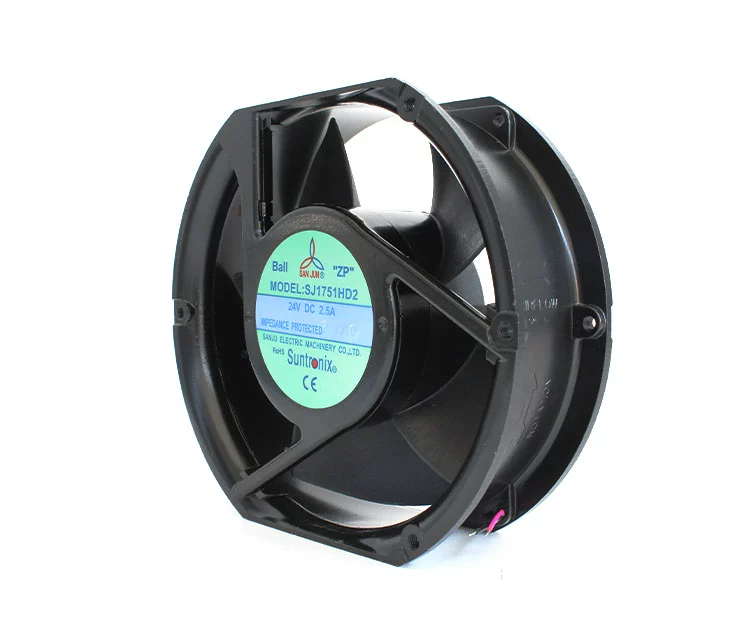 SJ1751HD2 SANJUN 24V 2.5A DC Axial Fan SJ1751HD2 SANJUN 24V 2.5A DC Axial Fan