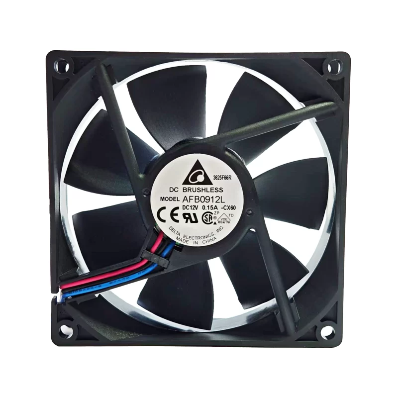 AFB0912L-CX60 Delta DC12V 0.15A silent 3-wire axial fan