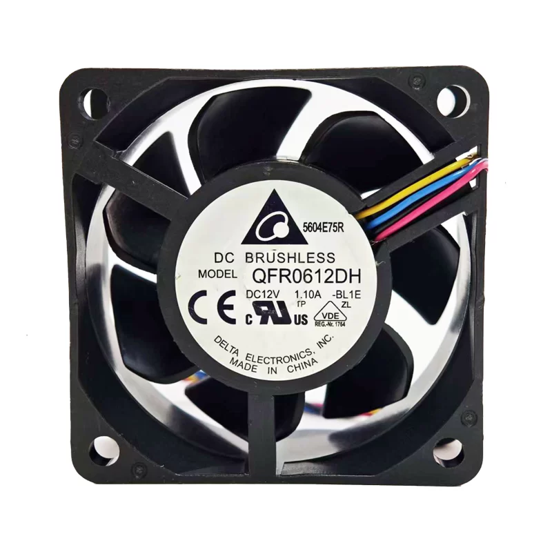 QFR0612DH-BL1E Delta DC12V 1.10A ball 4-wire cooling fan