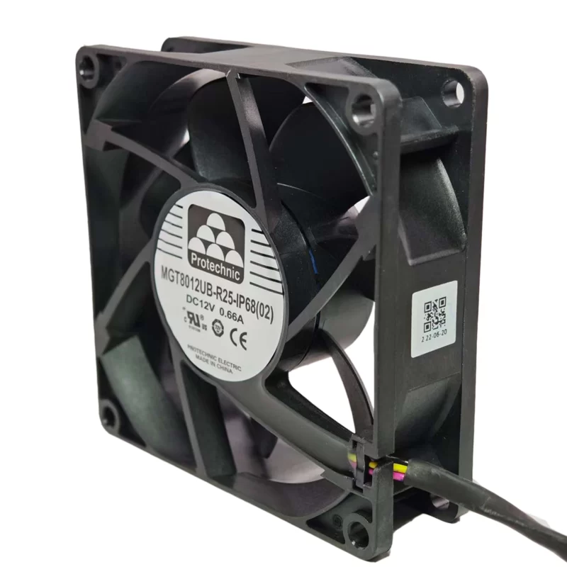 MGT8012UB-R25-IP68 Protechnic DC12V 0.66A waterproof axial fan MGT8012UB-R25-IP68 Protechnic DC12V 0.66A waterproof axial fan