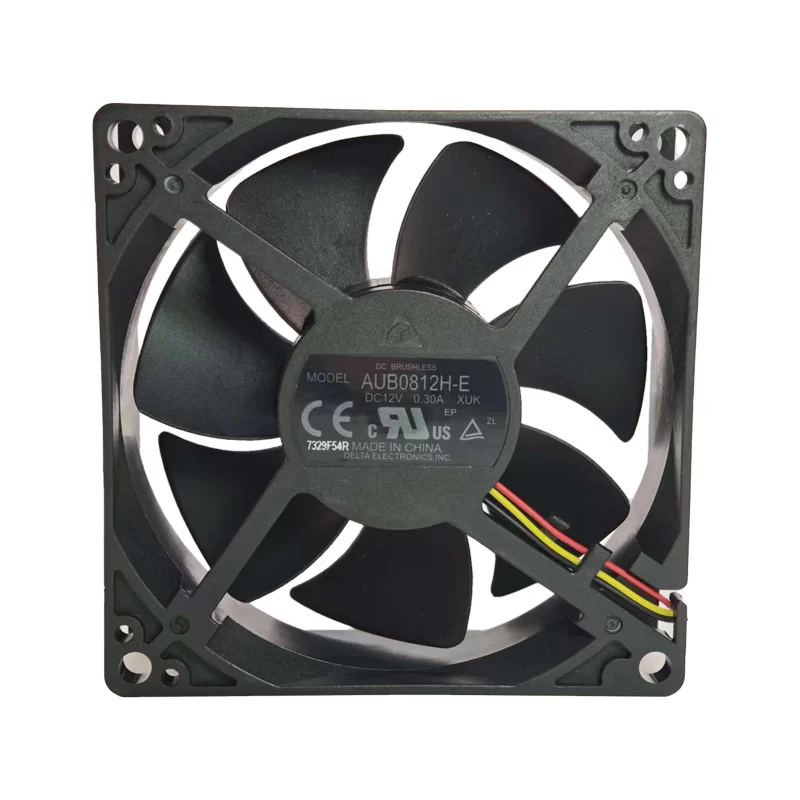 AUB0812H-E Delta DC12V 0.3A 3-wire inverter fan
