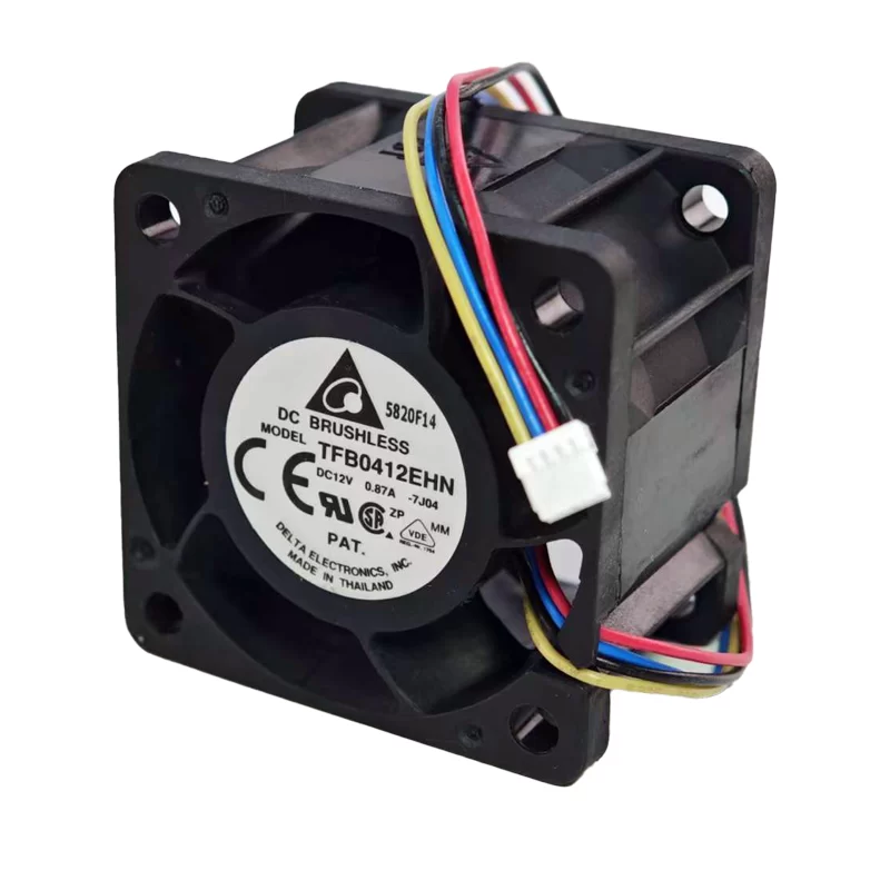 TFB0412EHN-7J04 Delta 12V 0.87A DC axial fan TFB0412EHN-7J04 Delta 12V 0.87A DC axial fan
