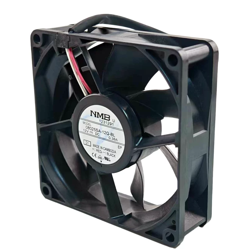08025SA-12Q-BL NMB 12V 0.38A waterproof fan 08025SA-12Q-BL NMB 12V 0.38A waterproof fan