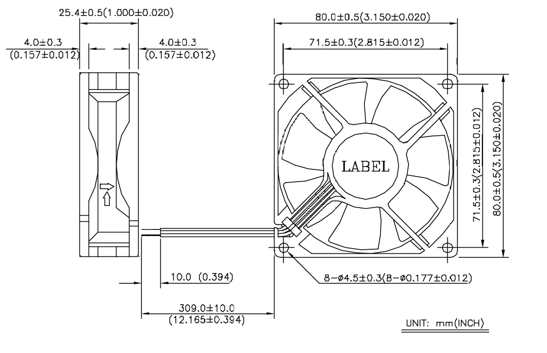 AFB0812SH-F00 Delta 12V 0.51A ball axial fan AFB0812SH-F00 Delta 12V 0.51A ball axial fan