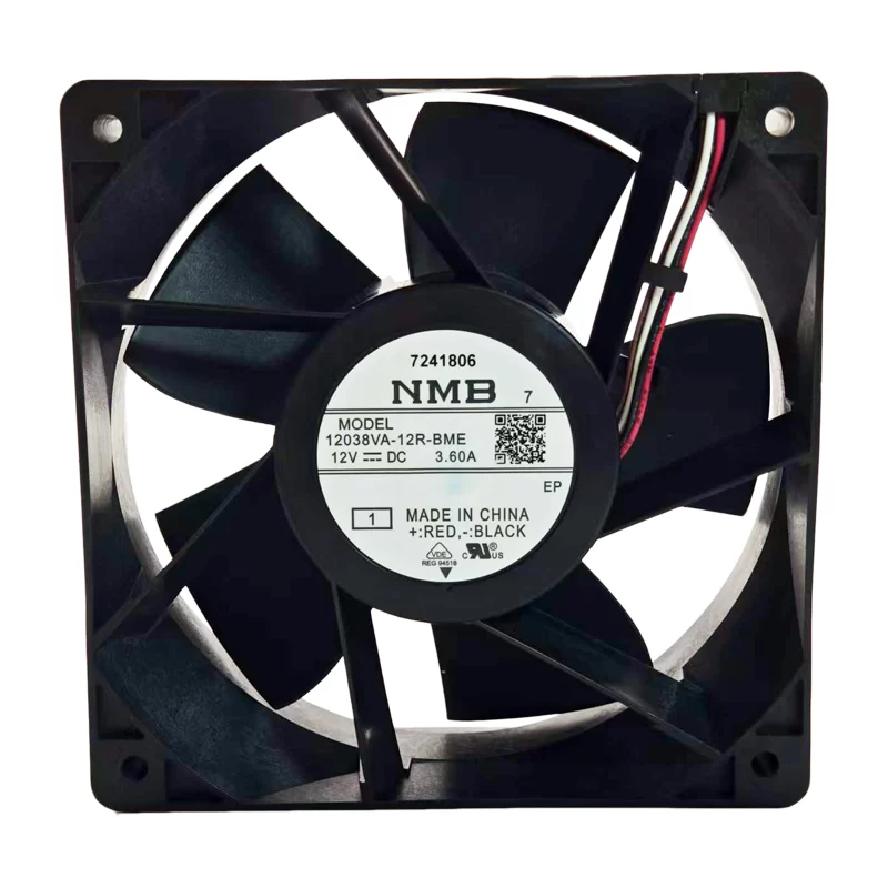 12038VA-12R-BME NMB 12V 3.6A 4-wire PWM axial fan