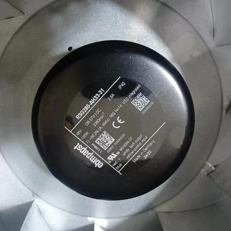 R3G280-AH33-31 ebmpapst 48V 2.8A centrifugal fan