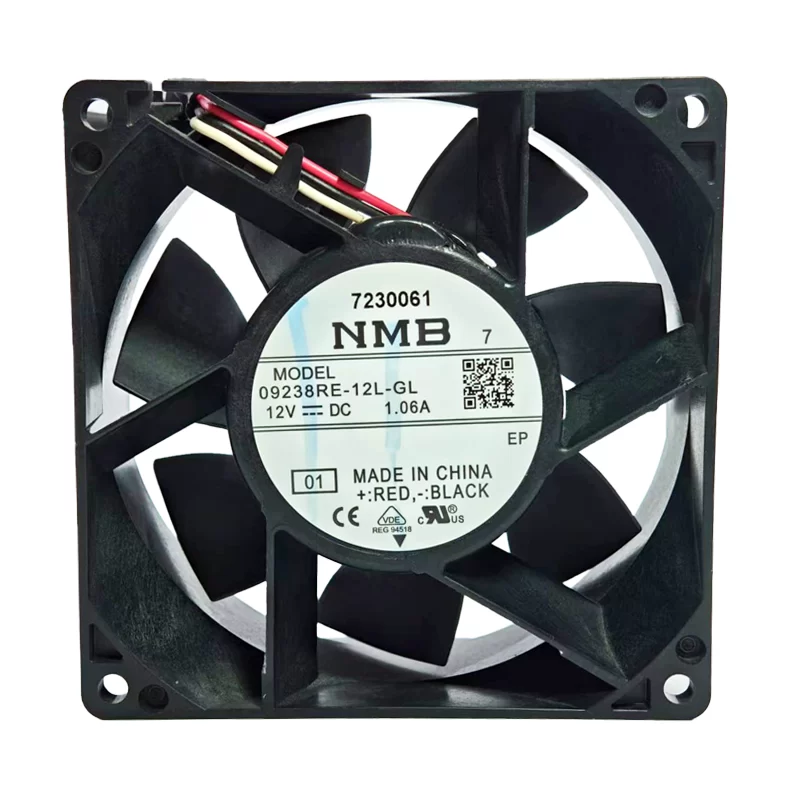09238RE-12L-GL NMB 12V 1.06A DC axial fan