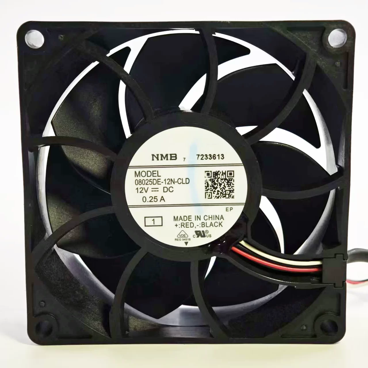 08025DE-12N-CLD NMB 0.25A 12V 3-wire axial fan