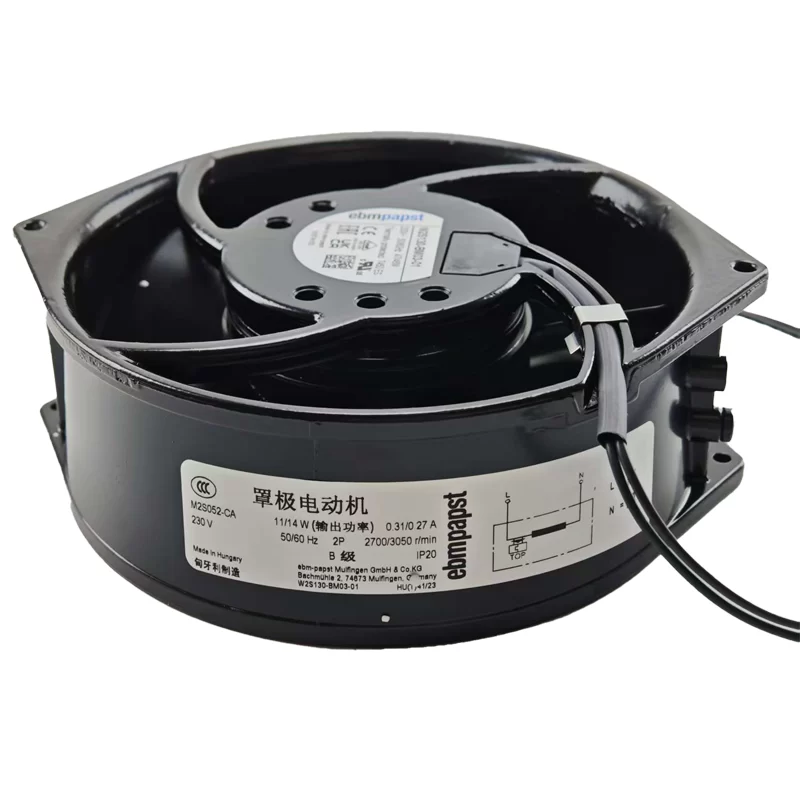 W2S130-BM03-01 ebm-papst 7450ES 230V AC axial fan W2S130-BM03-01 ebm-papst 7450ES 230V AC axial fan