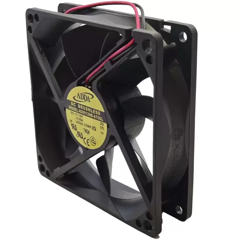 AD0912HB-A70GL ADDA 12V 0.25A DC axial fan AD0912HB-A70GL ADDA 12V 0.25A DC axial fan