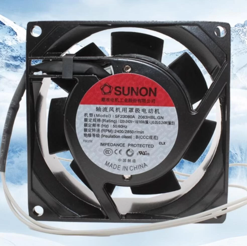 SF23080A 2083HBL.GN SUNON AC220V axial cabinet fan