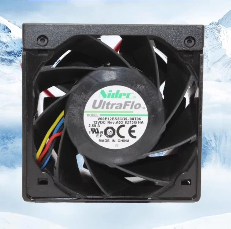 V60E12BS2CB5-08T06 Nidec 12V 2.5A 4-wire PWM axial fan