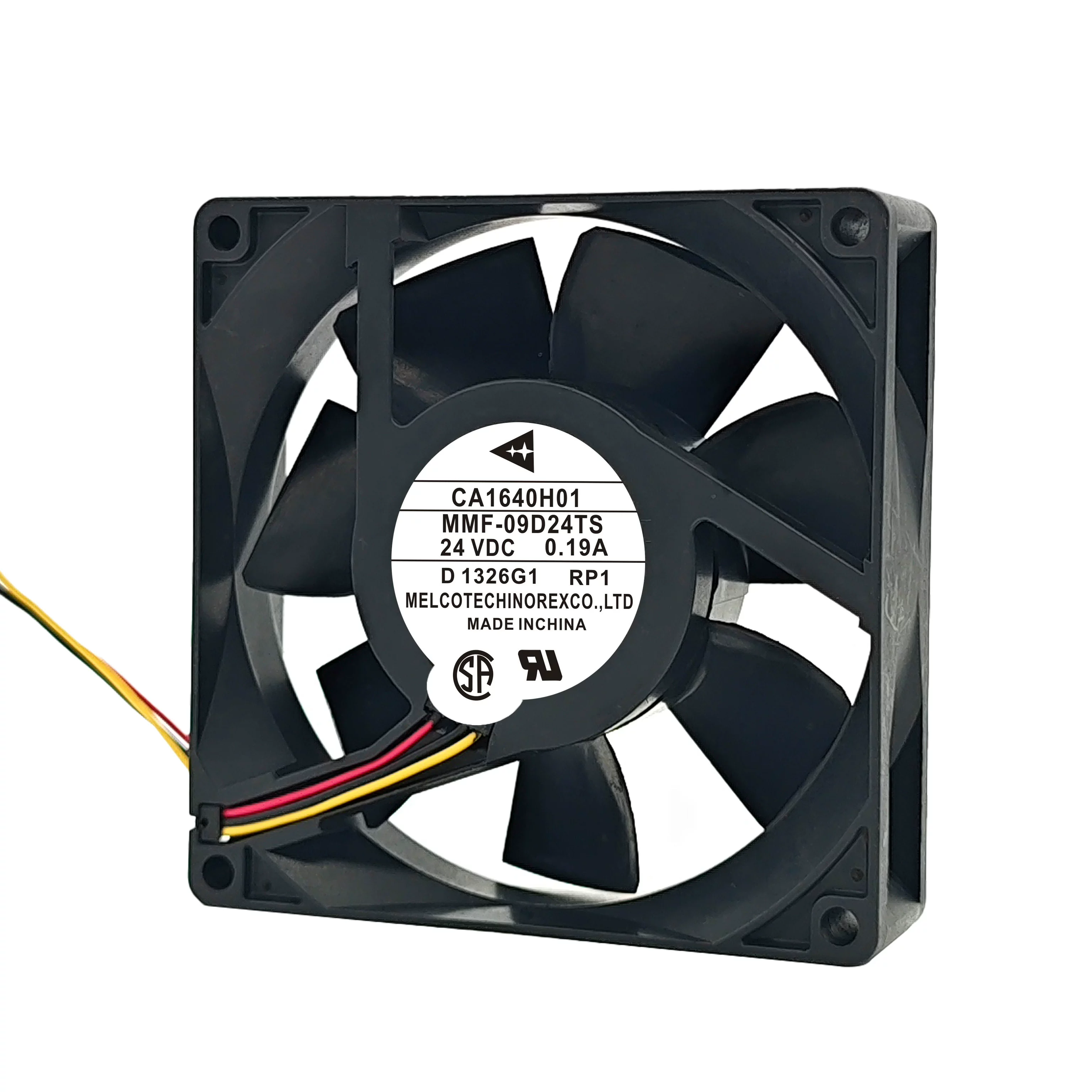 CA1640H01 MMF-09D24TS-RP1 24VDC 0.19A Melco cooling fan