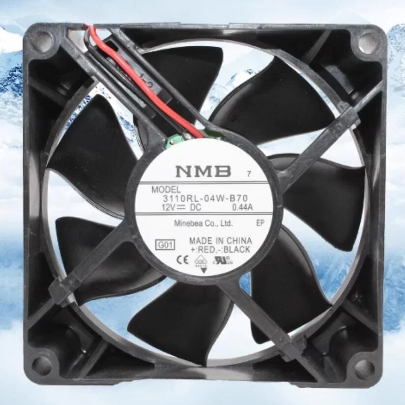 3110RL-04W-B70 8025 12V 0.44A NMB axial fan