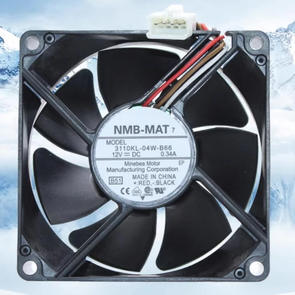 3110KL-04W-B66-B51 NMB 12V 0.34A DC axial fan