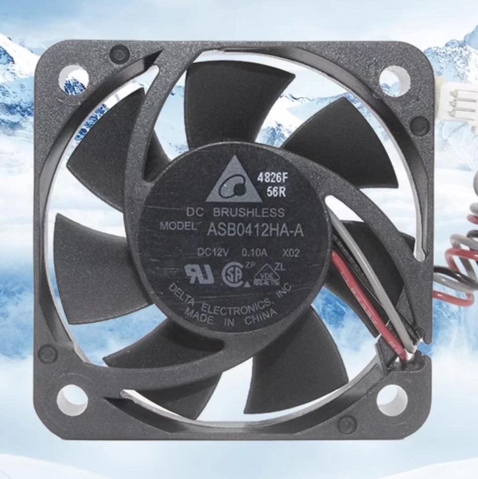 ASB0412HA-AX02 Delta 12V 3-wire 0.1A cooling fan