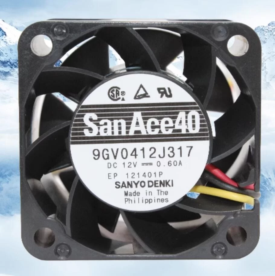9GV0412J317 Sanyo 12V 0.6A DC axial fan