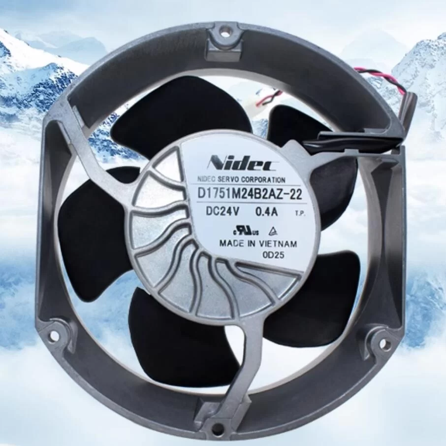 D1751M24B2AZ-22 Nidec DC 24V 0.4A axial fan
