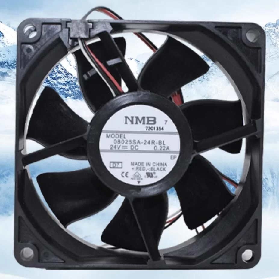 08025SA-24R-BL-D7 NMB 24V 0.22A axial cooling fan