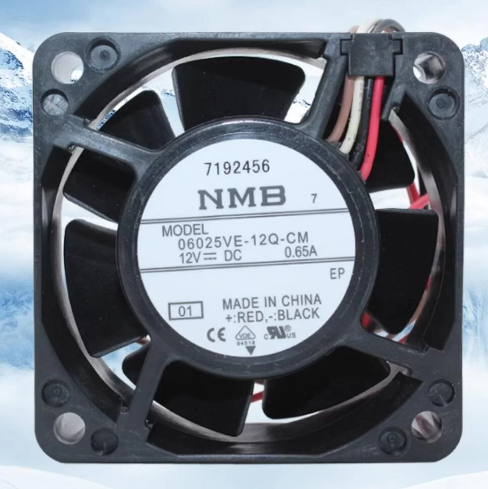 06025VE-12Q-CM-01 NMB 12V 0.65A 4-wire axial fan