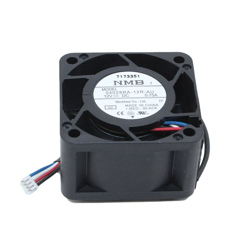 04028RA-12R-AU-02 NMB 12V 0.75A 4-wire axial fan 04028RA-12R-AU-02 NMB 12V 0.75A 4-wire axial fan