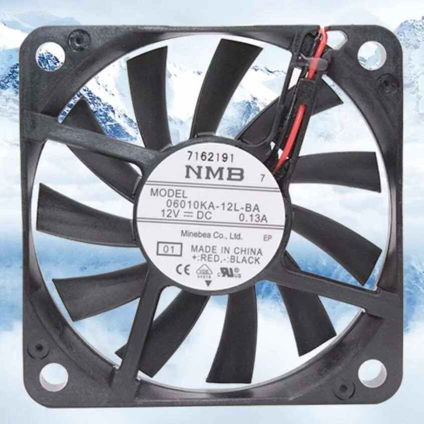 06010KA-12L-BA-01 NMB 12V 0.13A DC axial cooling fan