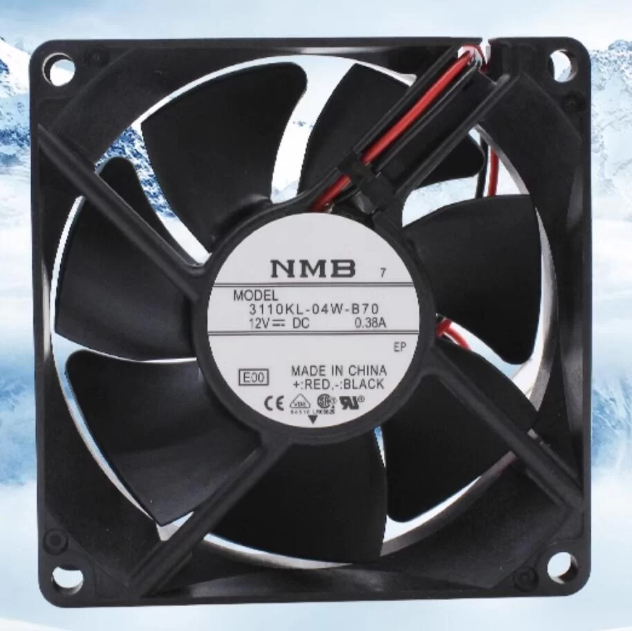 3110KL-04W-B70-E00 NMB 12V 0.38A 2-wire axial fan