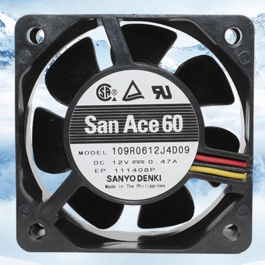 109R0612J4D09 Sanyo 12V 0.47A DC axial fan