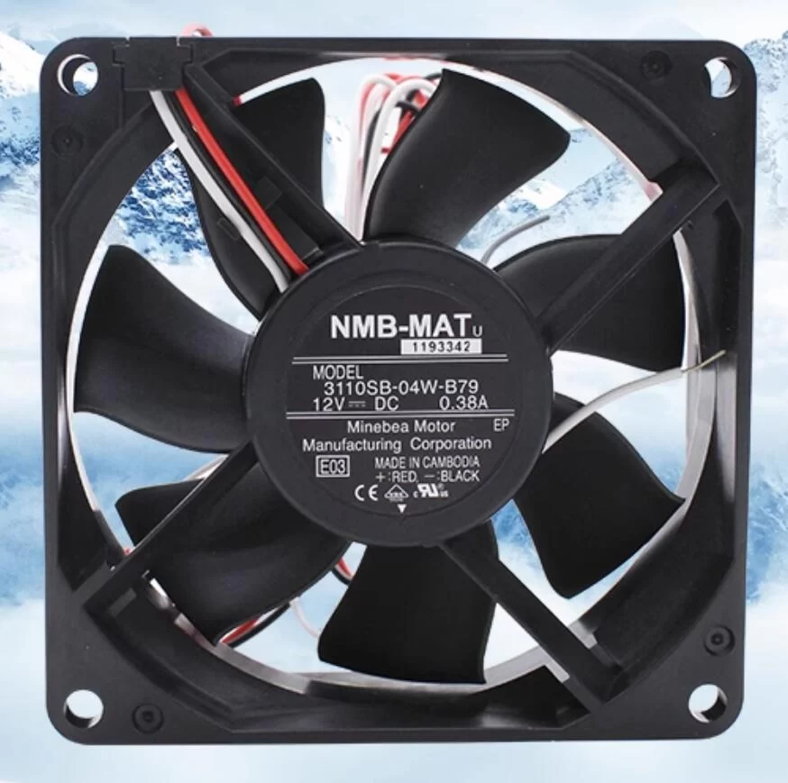 3110SB-04W-B79-E03 NMB 12V 0.38A DC axial fan