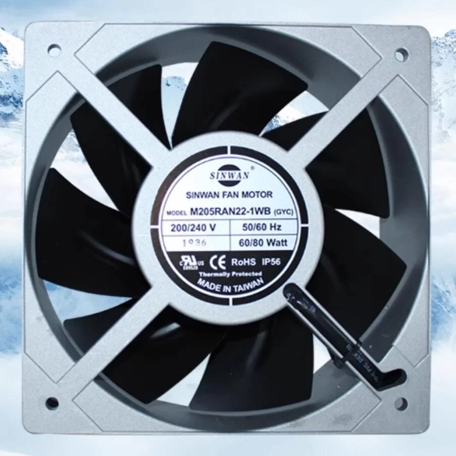 M205RAN22-1WB Sinwan AC all-metal Axial Cooling Fan