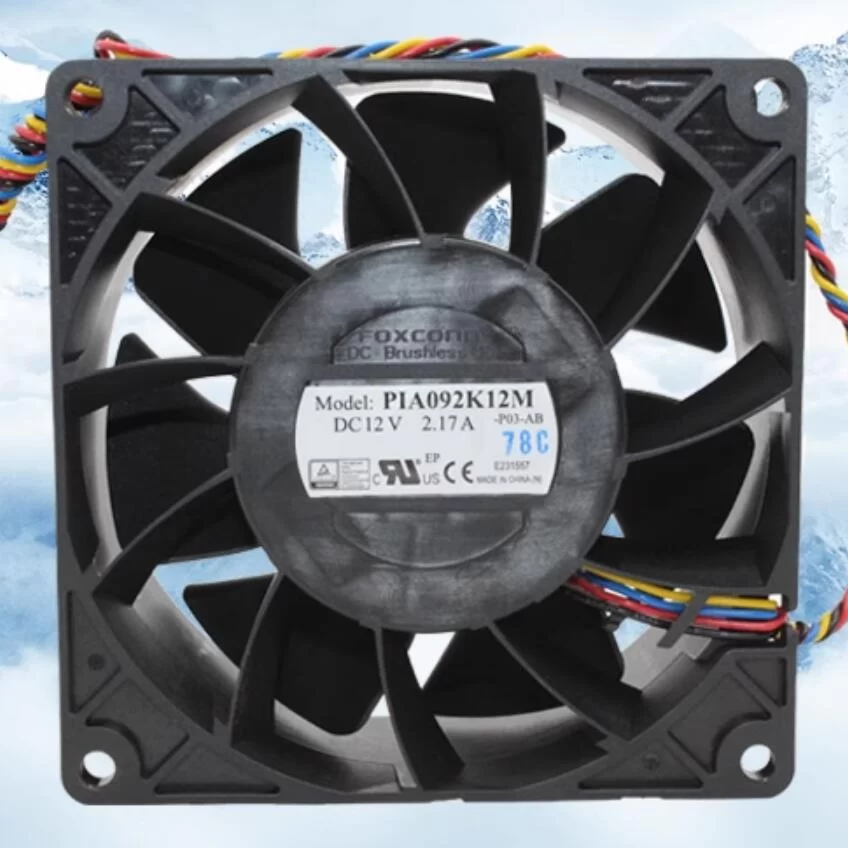 PIA092K12M-P03-AB Foxconn 12V 2.17A 4-wire axial fan