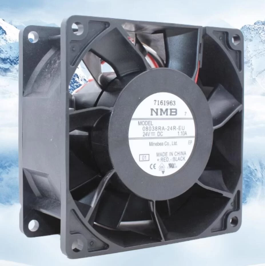 08038RA-24R-EU-01 NMB DC 24V 1.10A 4-wire fan