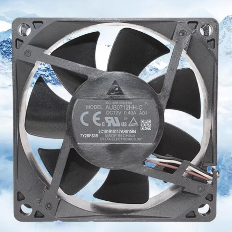 AUB0712HH-CA01 Delta 12V 0.40A DC axial cooling fan