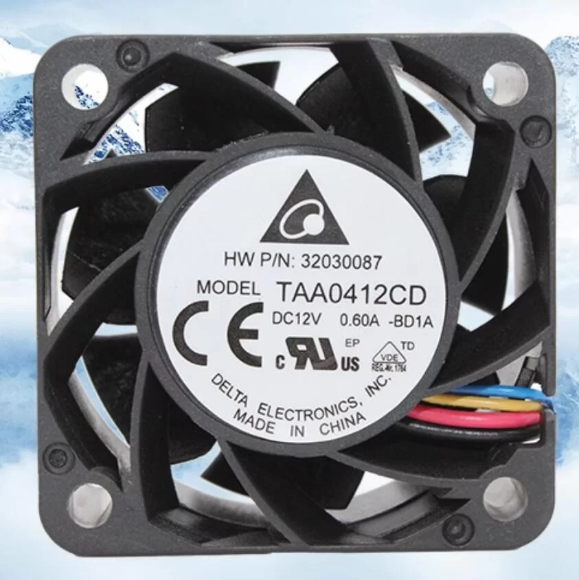 TAA0412CD-BD1A Delta 12V 0.6A 4-wire axial fan