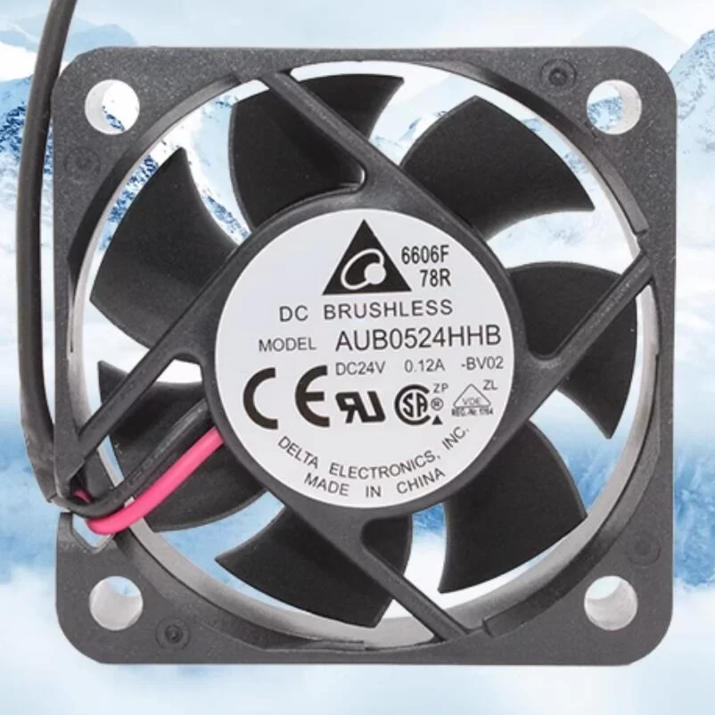 AUB0524HHB-BV02 Delta 24V 0.12A DC axial fan