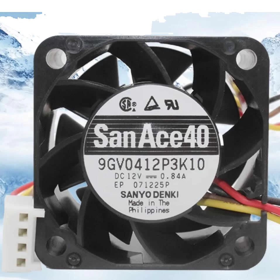 9GV0412P3K10 San Ace40 12V 0.84A 4-wire DC axial fan