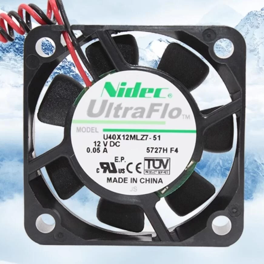 U04X12MLZ7-51 Nidec 12V 0.05A DC axial fan