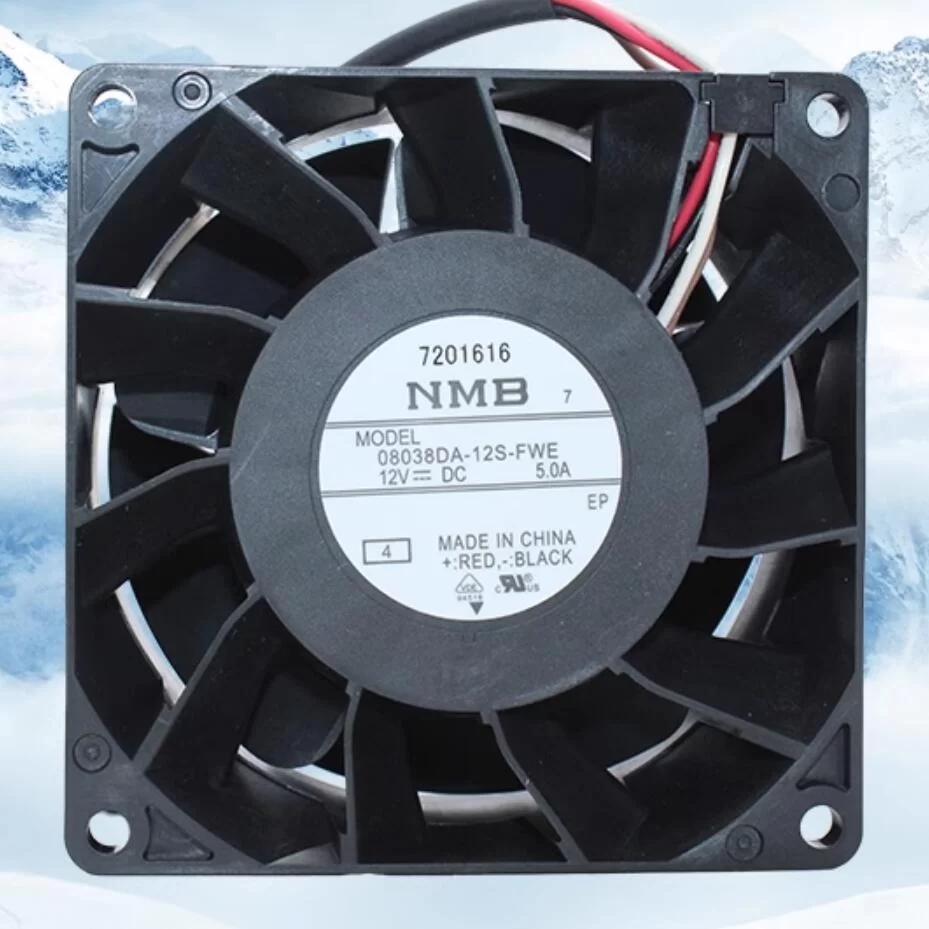 08038DA-12S-FWE-4 NMB 12V 5.0A DC axial fan