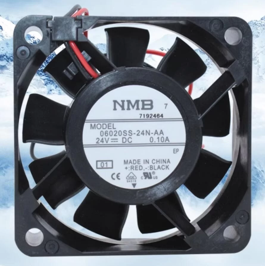 06020SS-24N-AA-01 NMB 24V 0.10A 2-wire cooling fan