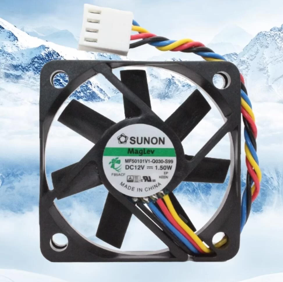 MF50101V1-Q030-S99 SUNON 12V 1.5W 4-wire axial fan