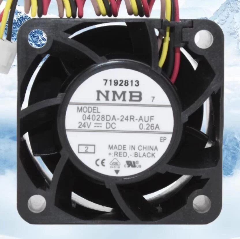 04028DA-24R-AUF-2 NMB 24V 0.26A DC axial fan
