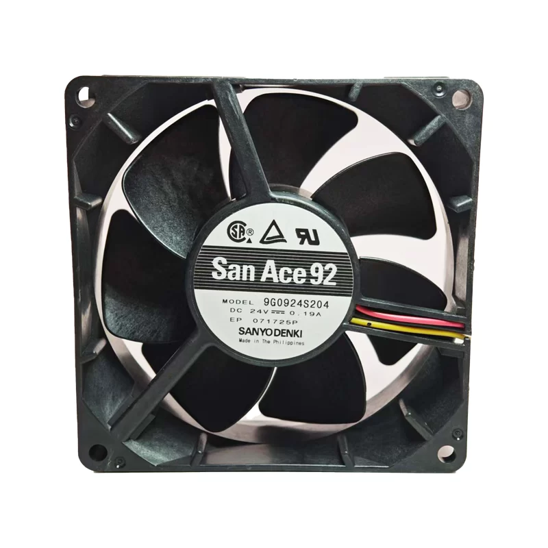 9G0924S204 Sanyo 24V 0.19A 3-wire cooling fan