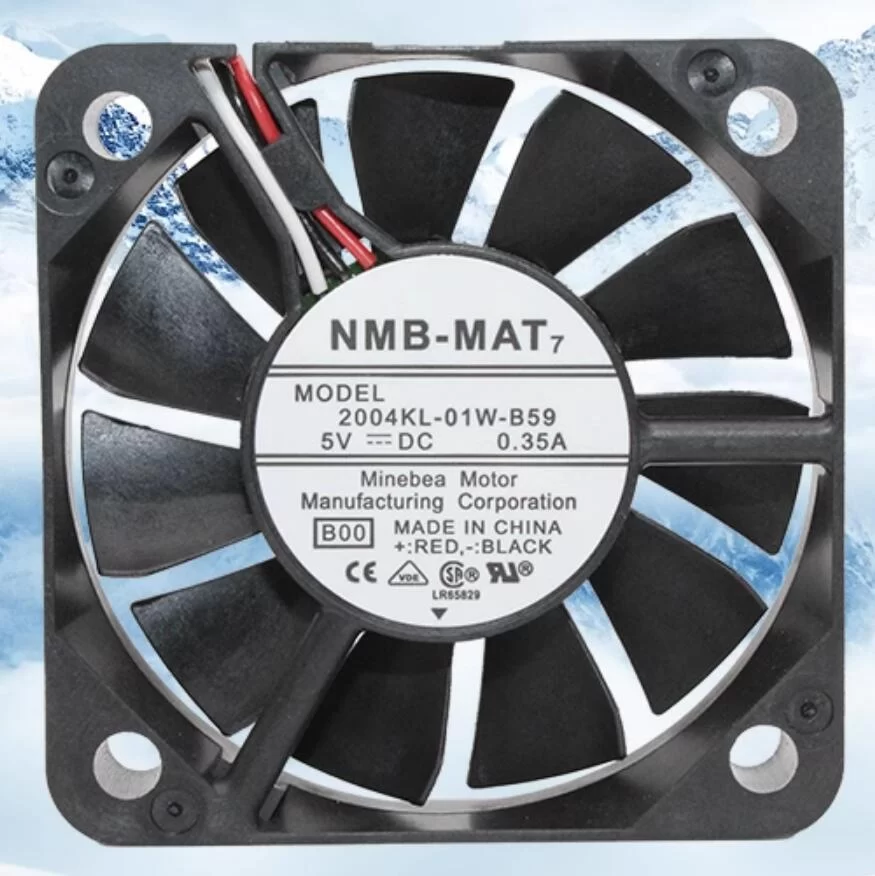 2004KL-01W-B59-B00 NMB 5V 0.35A DC axial fan